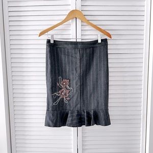 NWT Guess Pinstripe Pencil Skirt